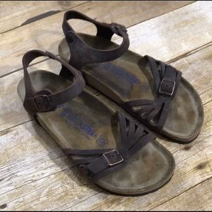 Birkenstock Bali Oiled Leather Softbed